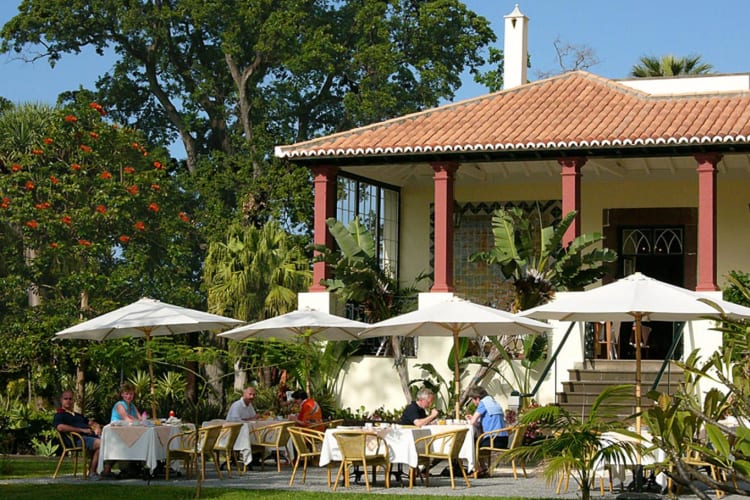 Pink Room dining outside